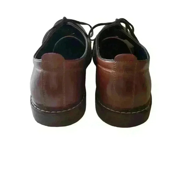 George Men's Brown Memory Foam Plain Lace Oxford Size 10 - Picture 8 of 11